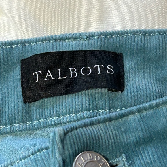 Talbots Stretch Corduroy Straight Leg Pants Size 14 - Picture 6 of 8